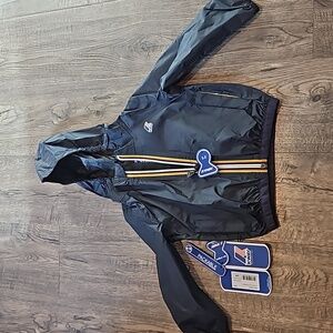 K-Way Le Vrai 3.0 Claudine 6 Mos Zip Up Hooded Jacket BNWT